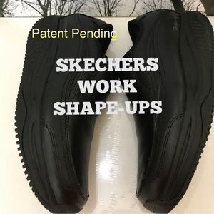 Sketchers work Shape-ups. Slip resistant.
